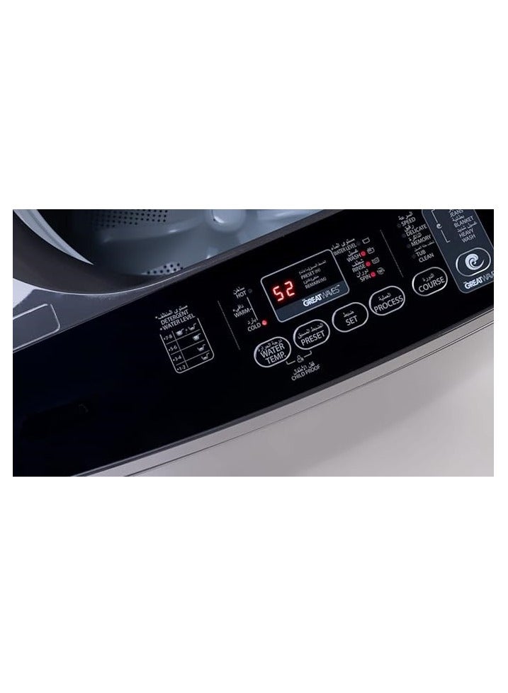 توشيبا غسالة تحميل علوي سعة 13 كجم فضي AW-DUK1300KUPEG(SK) - Image 4