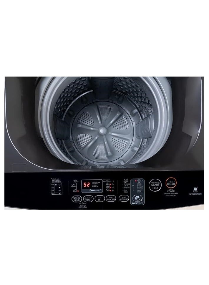 توشيبا غسالة تحميل علوي سعة 13 كجم فضي AW-DUK1300KUPEG(SK) - Image 5