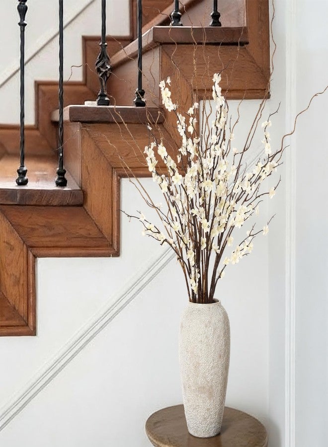 Daifunli 8 Pcs 38 Inch Artificial Flowers Cherry Blossom 45 Inch Curly Willow Branches for Spring Summer Indoor Decoration Faux Long Stem Silk Plum Blossom for Wedding Home Office Hotel Vase Decor - Image 5