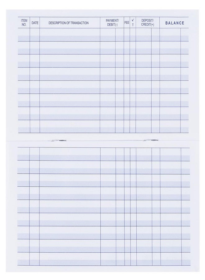 Casmonal 20 Pack Checkbook Register, Check Registers for Personal, Blank Ledger Transaction Registers for Personal or Business Bank, Check Register Book for Checking and Saving Account, Deposit and Credit Card - Image 3