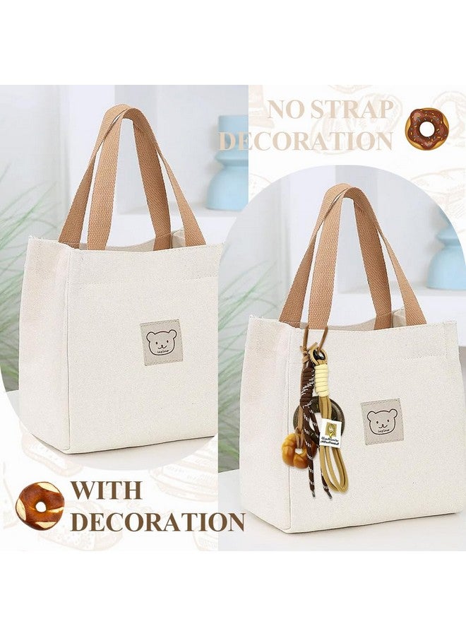 PALAY¬Æ Bag Charm Doughnut Keychain Bag Charms for Handbags Cute Nylon Braided Rope Backpack Charm Handbag Charms Gift for Women and Girls - Image 3