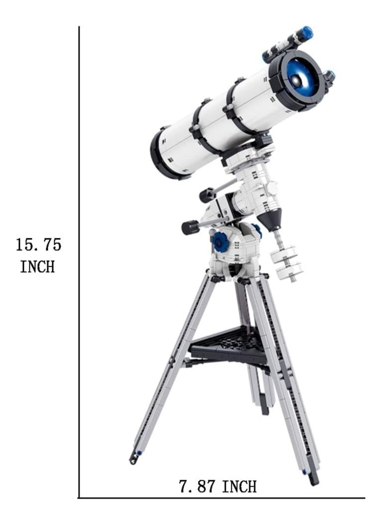 Uvini Adult Building Set, Astronaut Telescope Building Set, Mini Blocks Telescope Building Blocks Toy Set, , Home Decoration Best Gift for Boys 751PCS