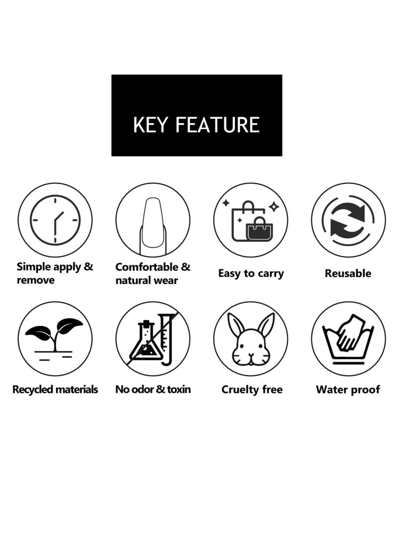 Artist Design/3D Desert Oasis (Handmade)/Press On nails/Luxury Hand Painted/Almond/10 PCS/s Size - Image 5