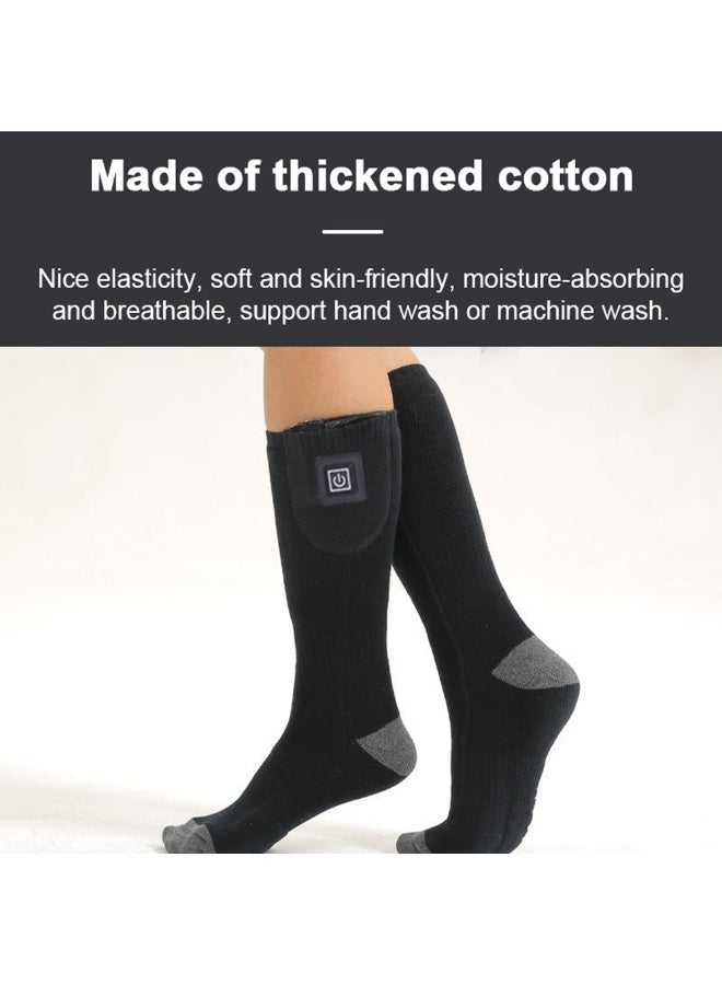 Electric Heated Socks for Men Women APP Control Rechargeable Heating Socks Battery Power Winter Warm Socks Feet Warmer for Cold Weather Camping Skiing Hiking Cycling - Image 4