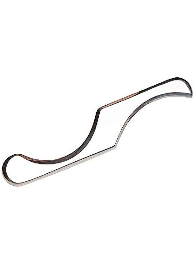 Loquat S Shape Stainless Steel Gua Sha Scraping Massage Tool - IASTM Instrument for Soft Tissue Mobilization and Therapy on Back, Legs, Arms, Neck, Shoulder. - Image 2