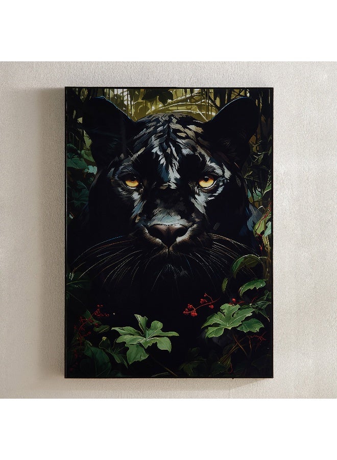 Home Box Fossel Panther Framed Picture - 50x70x2.5 cm - Image 2
