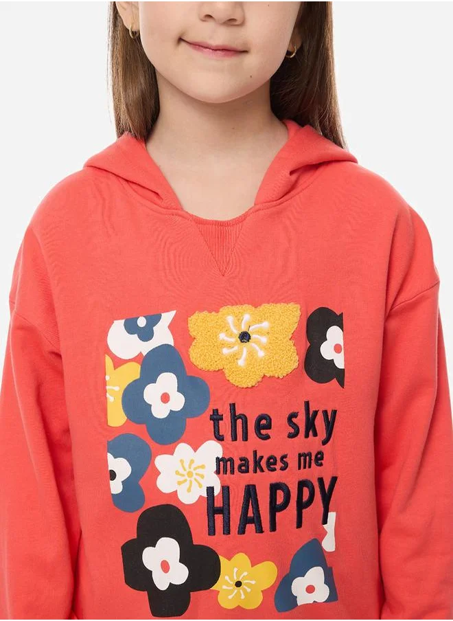 victor and jane Graphic Print Regular Hoodie & Joggers Set by Styli
