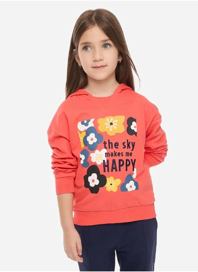 victor and jane Graphic Print Regular Hoodie & Joggers Set by Styli