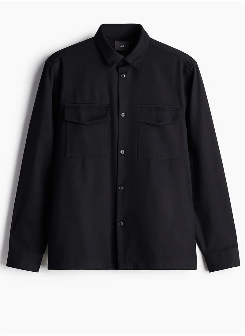 H&M Regular Fit Utility Overshirt