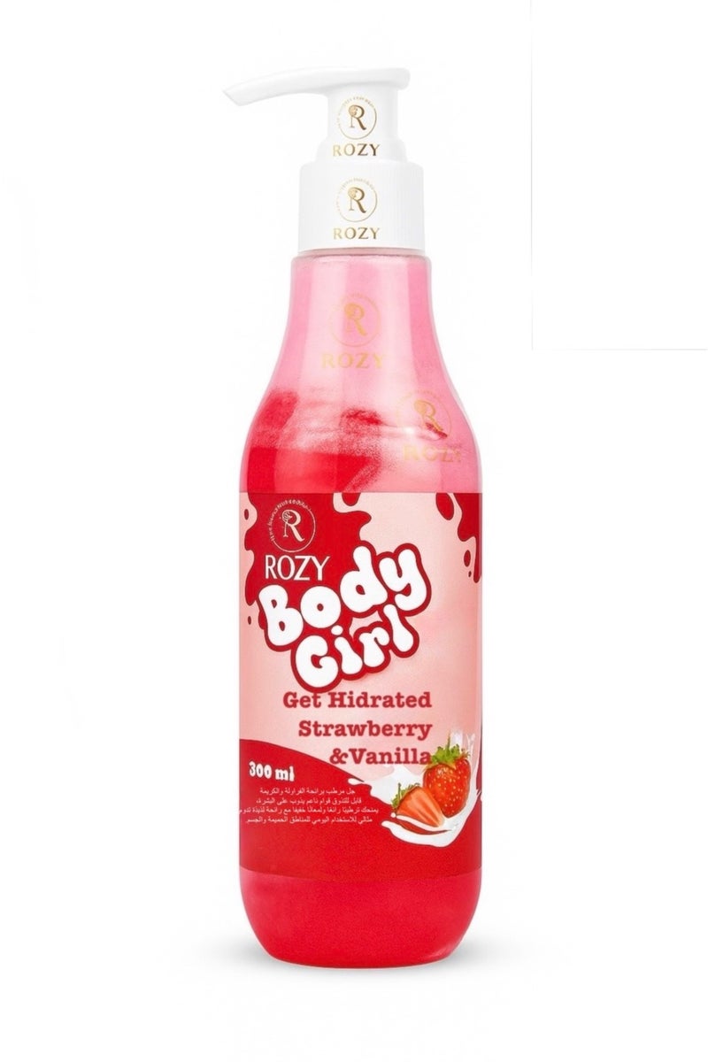 روزي ‎جل مرطب برائحة الفراولة والكريمة