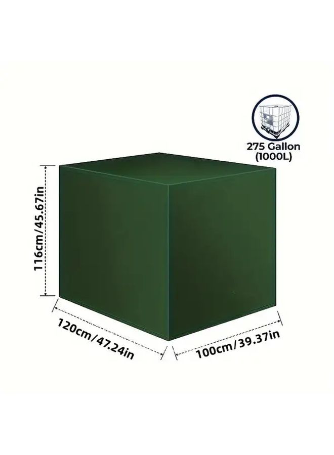 1 2pcs Outdoor Water Storage Tank Cover Oxford Fabric Weatherproof Fit Standard Barrels Durable - Image 3