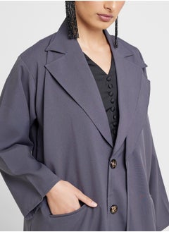 Khizana Trench Abaya With Sheila  - Image 3