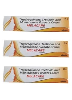 Ajanta Melacare Cream For Face Melasma, hyperpigmentation, Dark spots, Skin Wrinkles, Pack of 3X25g 