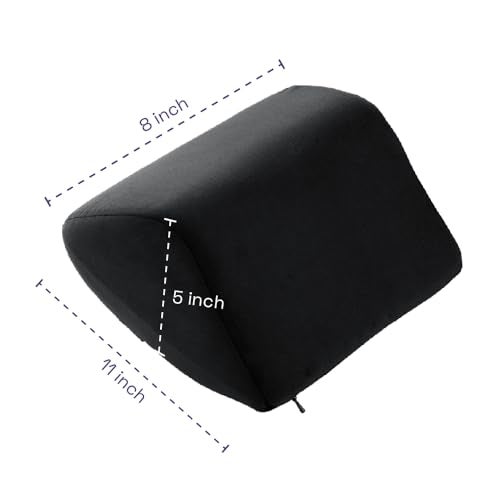 Wakefit Neck Pillow for Car | 2 in 1 Car Neck Pillow | Car Head Rest Pillow, Car Neck Pillow Memory Foam, Regular (Black - Set of 1) - Image 4