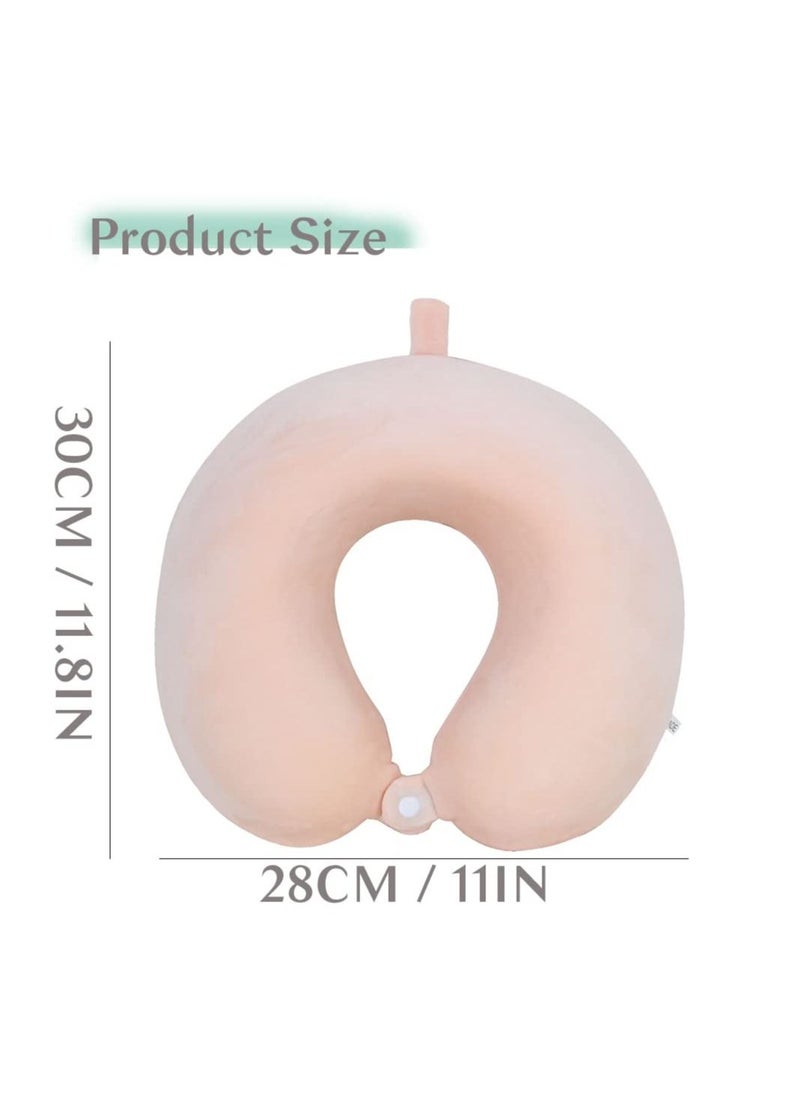KASTWAVE - Travel Pillow Airplane Neck Pillow for Traveling 100% Pure Memory Foam U Shaped Neck Pillow Washable Super Lightweight Portable Headrest Great for Airplane Chair Car Home Office - Image 1