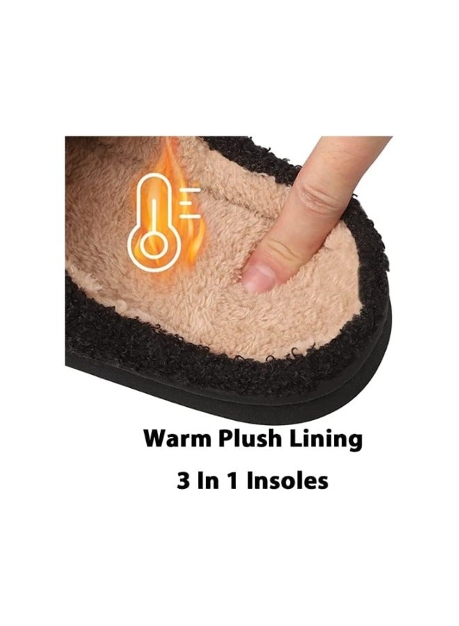 Smiling Face Autumn And Winter Slippers, Couple Cotton Slippers, Home Use Cute Cartoon Non-slip And Warm, 39 Size  - Image 2
