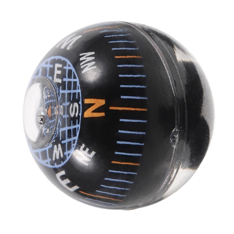 Mini Dashboard Ball Compass Plastic Robust Outdoor Navigation Car Tool - Image 2