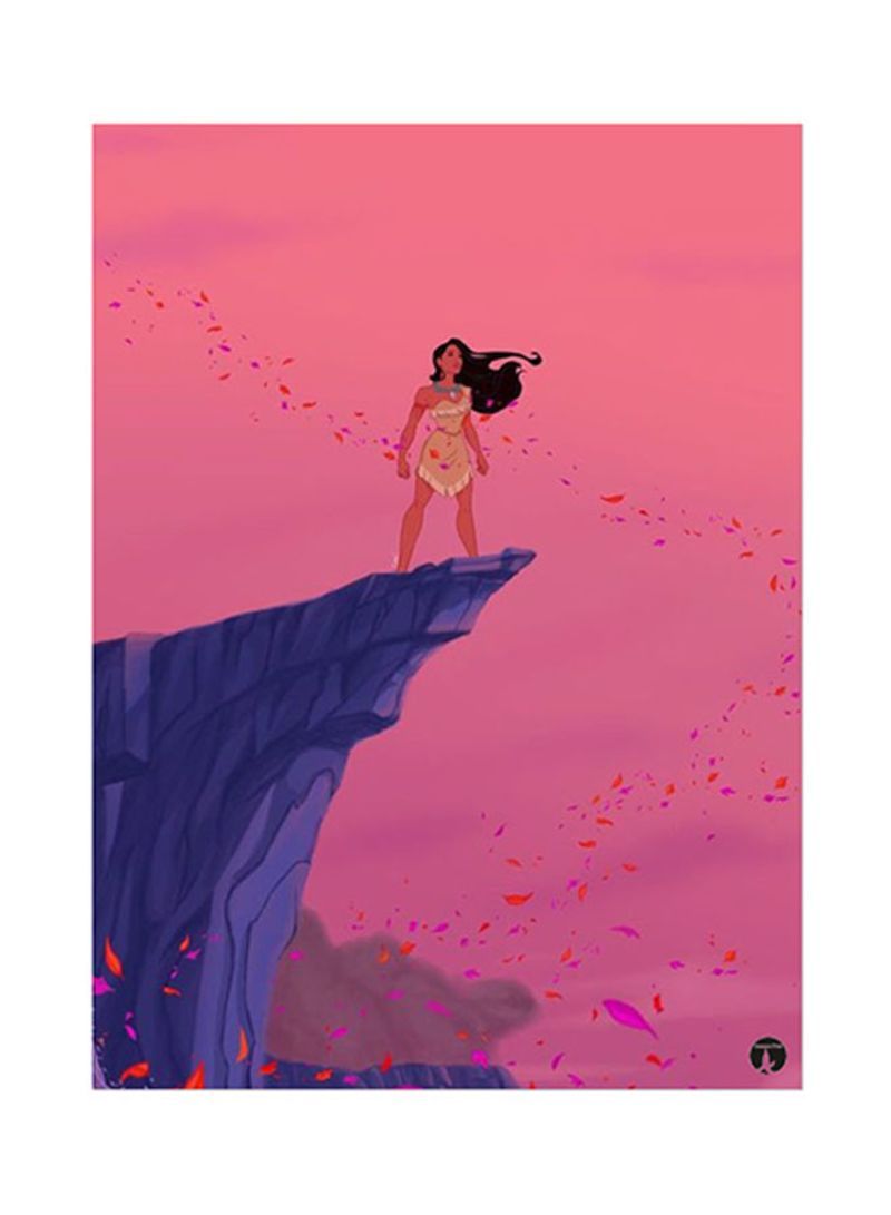 Disney Metal Plate Poster Multicolour 15x20centimeter