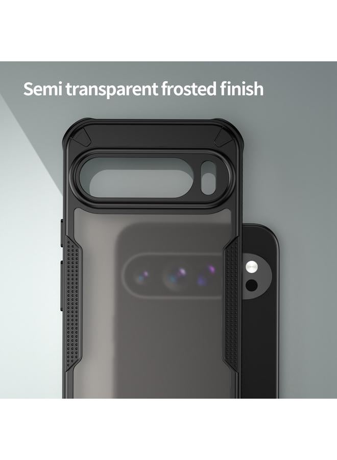 S-TOP Case For Google Pixel 9 Pro XL Armor Glaze PC Hybrid TPU Phone Case - Image 5
