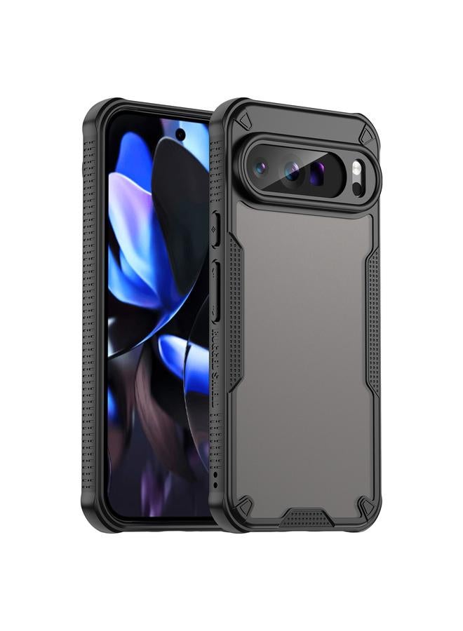 S-TOP Case For Google Pixel 9 Pro XL Armor Glaze PC Hybrid TPU Phone Case - Image 1