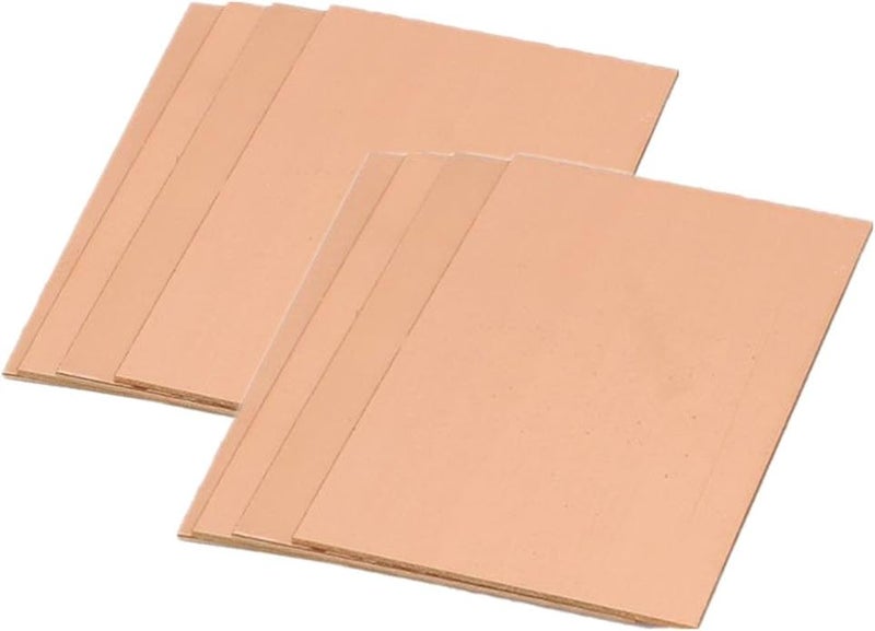 GeeBat 10PCS Double-sided Copper Clad Laminate PCB Circuit Board 70x100mm FR4 1.5MM Thickness - Image 1