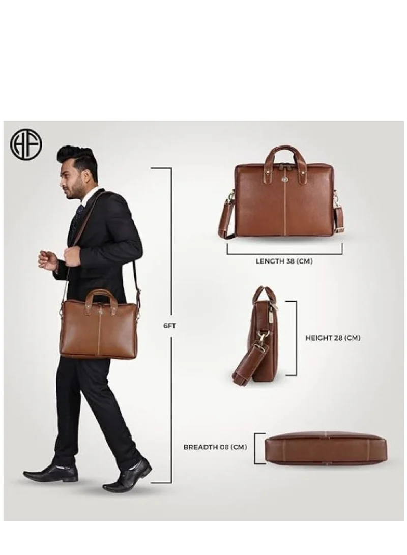 Hammonds Flycatcher  unisex-adult Genuine Leather Messenger Bag Fits 14 Inch Laptop  | Best Price UAE