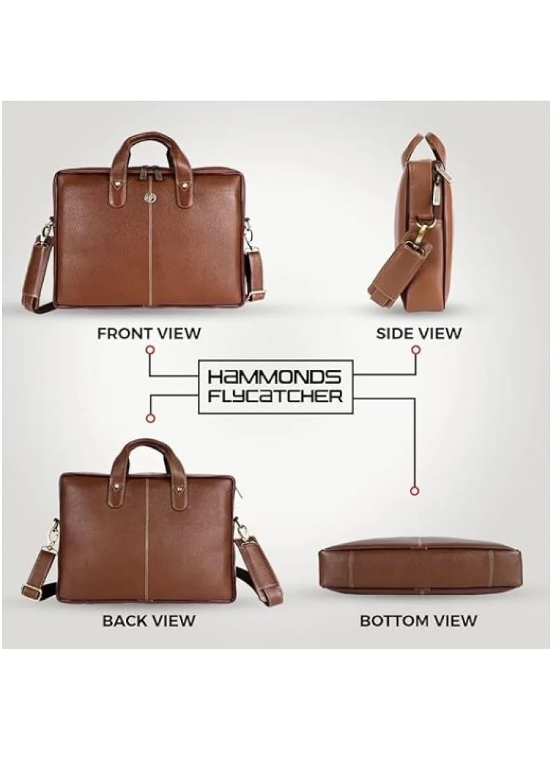 Hammonds Flycatcher  unisex-adult Genuine Leather Messenger Bag Fits 14 Inch Laptop  | Best Price UAE