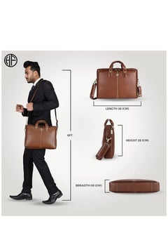 HAMMONDS FLYCATCHER unisex-adult Genuine Leather Messenger Bag Fits 14 Inch Laptop  - Image 5