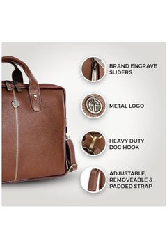 HAMMONDS FLYCATCHER unisex-adult Genuine Leather Messenger Bag Fits 14 Inch Laptop  - Image 2