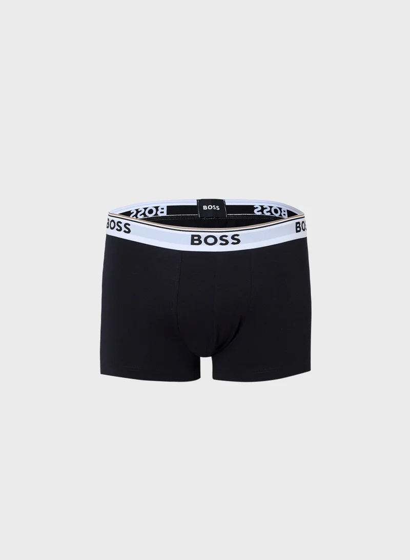 BOSS 3 Pack Logo Band Trunks