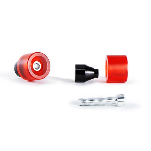 M Maintenanse Motorcycle Decorative Wheel M12 Screw Install on Engine Guard Saddlebag Guard for Harley-Davidson Touring Street Glide Road Glide Road King Electra/Ultra Models (Red Decorative Wheel) - Image 3