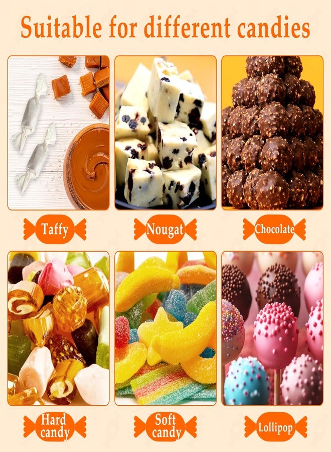 SBYURE1000pcs Wax Paper Candy Wrappers - Chocolate & Caramel Wrappers, 4.8x4.8 Inch Square Sheets for Caramel, Taffy, Nougat, Treats, Lollipop - Image 5