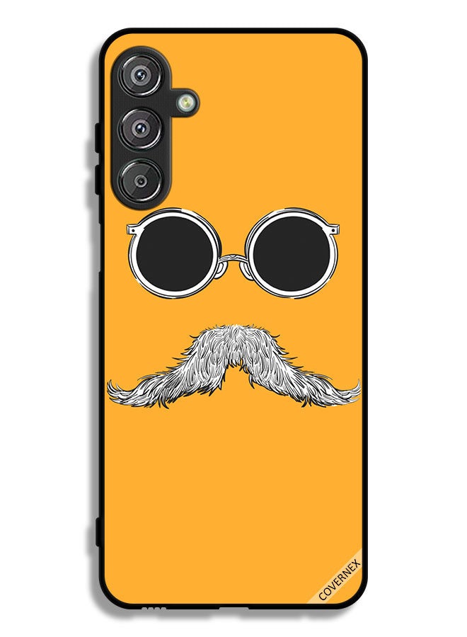 Covernex Samsung Galaxy F36 Protective Case Cover Glasses And Mustache Art