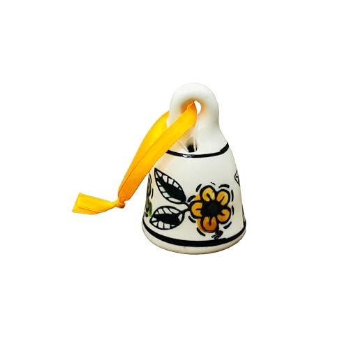 ShopMeFast HandPainted Ceramic Bell For Wall Door Hanging with Resonating Sound For Home & Office Decor, Decorative Wall Hanging (Size : 3 Inches, Multicolor, Set Of 4) - Image 3