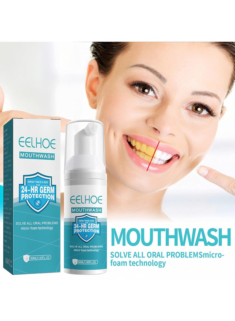 EELHOE Toothpaste for Teeth Cleaning, Oral Fresh, Anti-Tooth Cavity, Whitening, Press-Type, Tartar Mousse - Image 2
