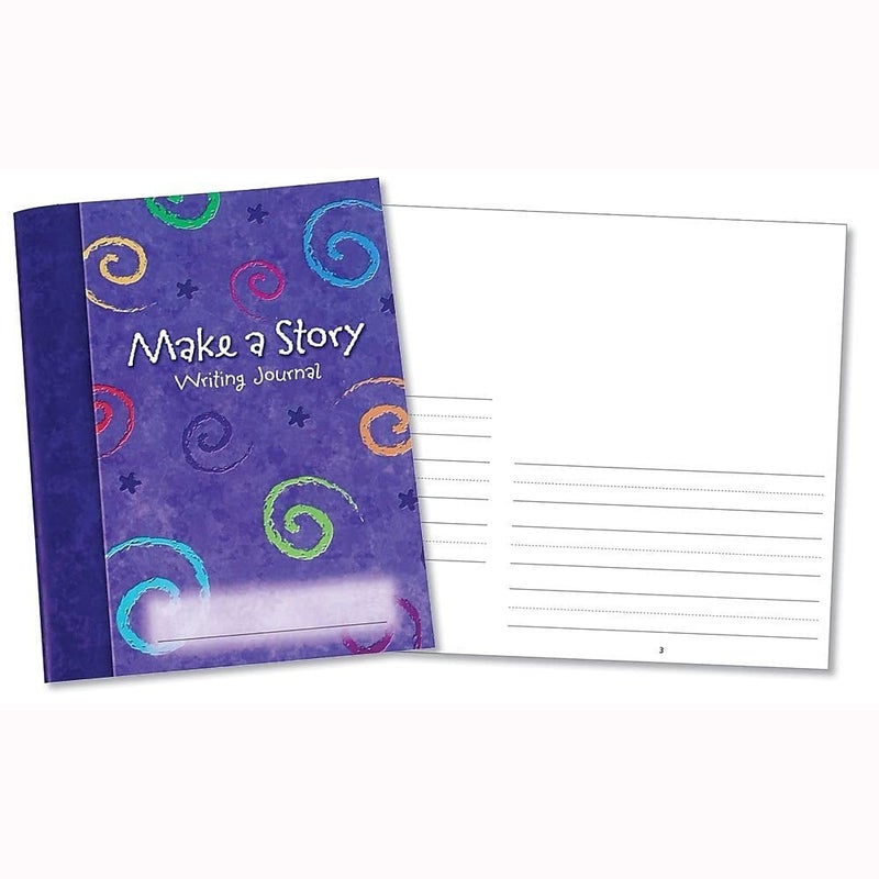 Learning Resources Make a Story Writing Journal, Creative Writing, Early Handwriting Help, Journals for Kids, Kids Notebooks, Set of 10, Ages 5+ - Image 5