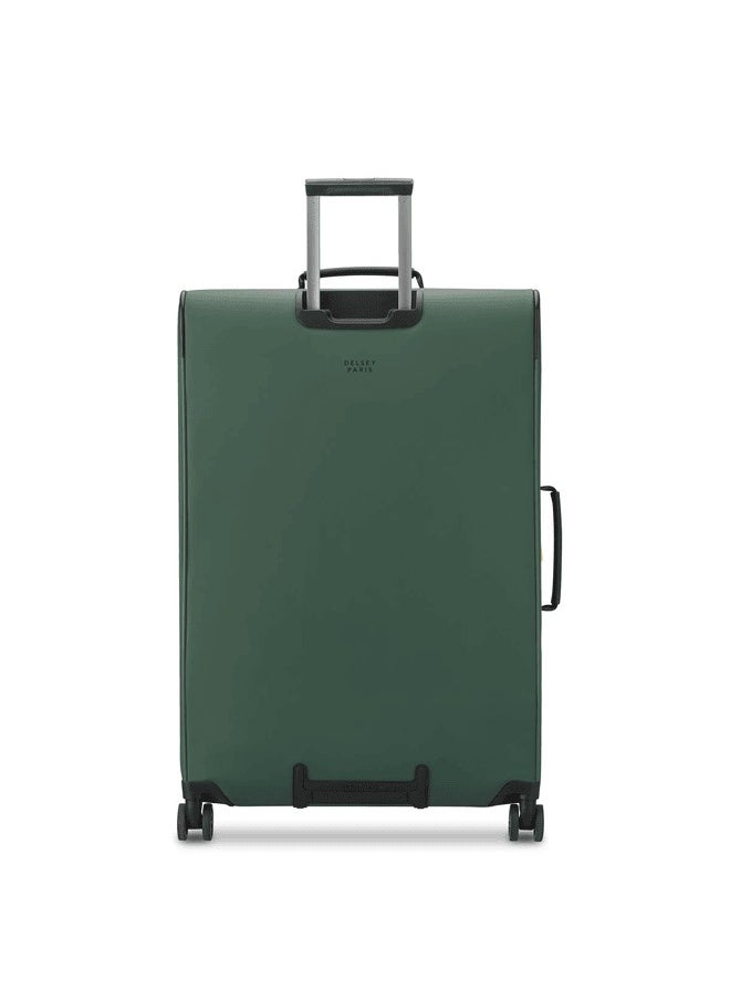 DELSEY Paris Turenne 2.0 82cm Softcase Non-Expandable 4 Double Wheel Luggage Trolley - Green  - Image 3