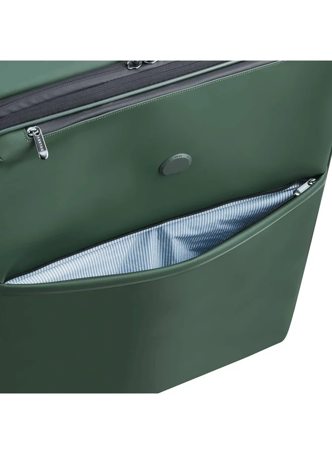 DELSEY Paris Turenne 2.0 82cm Softcase Non-Expandable 4 Double Wheel Luggage Trolley - Green