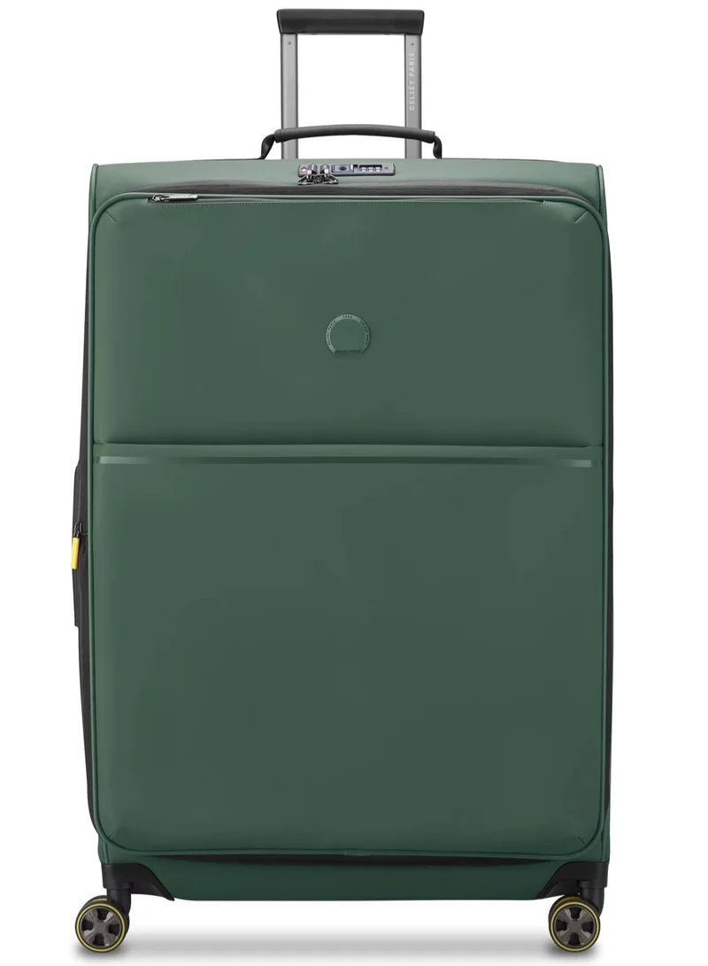 DELSEY Paris Turenne 2.0 82 cm Softcase Expandable 4 Double Wheel Luggage Trolley - Green