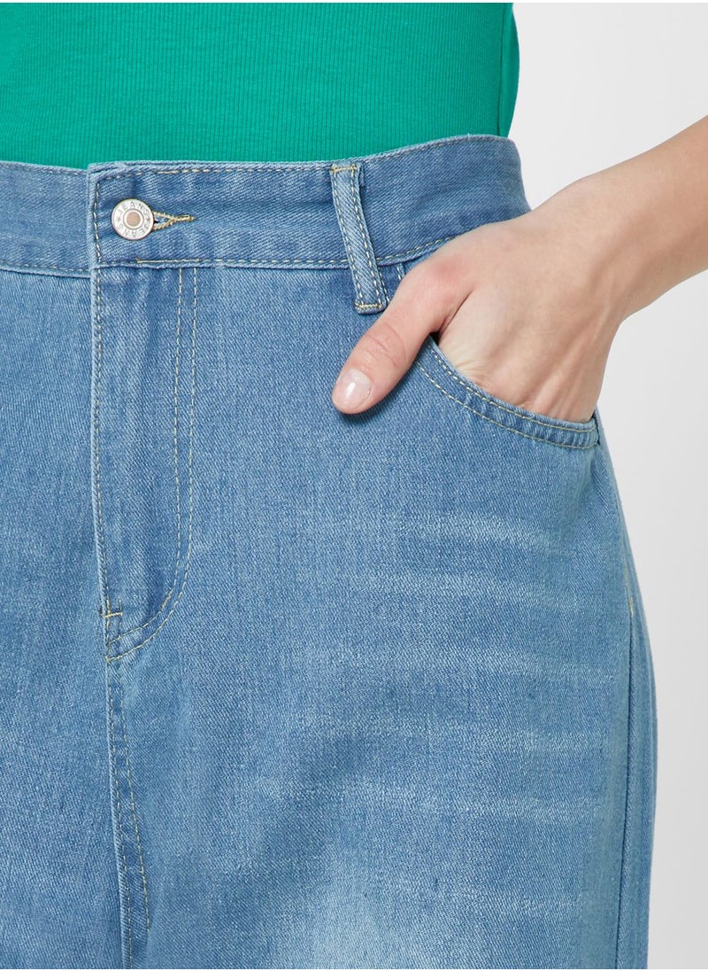 Ginger - High Waisted Wide Leg Jeans - Image 1