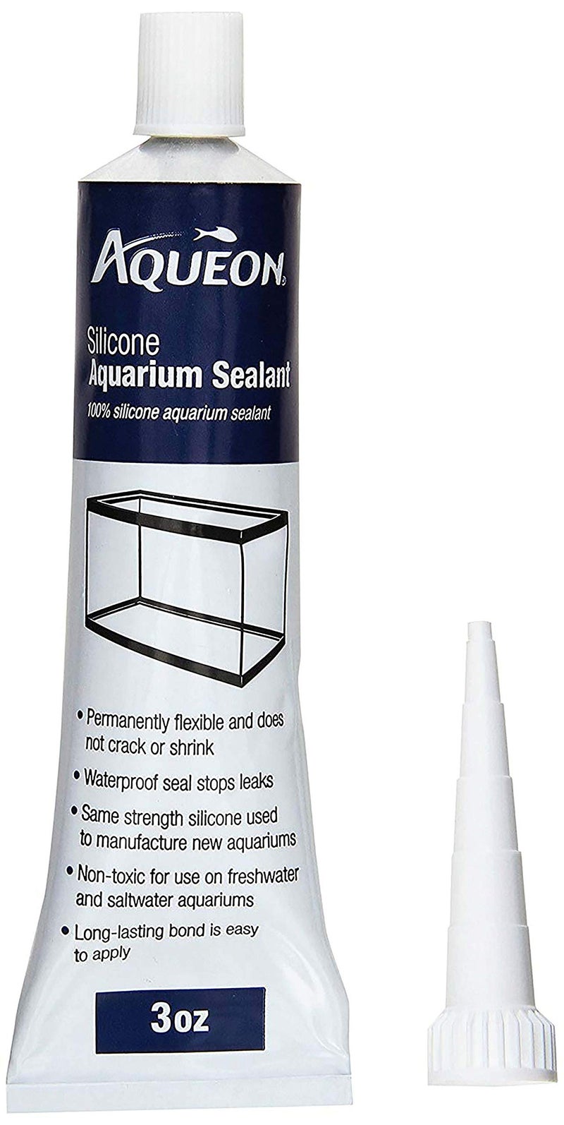 Aqueon Silicone Sealant Clear 3 Ounces - Image 1