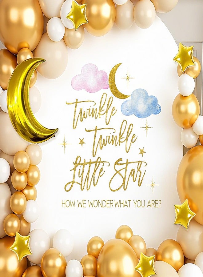 Dvehdbay Twinkle Twinkle Little Star Gender Reveal Decorations - Cloud Gender Reveal Decorations, Star Decal Sign for Balloons Arch Backdrop, Boy or Girl Baby Shower Decoration for Girl (Not Balloons) - Image 5
