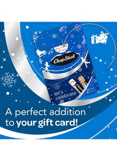 chapstick Let’S Celebrate Holiday Lip Balm Gift Card Holder 0.15 Oz (Pack Of 2)  - Image 3