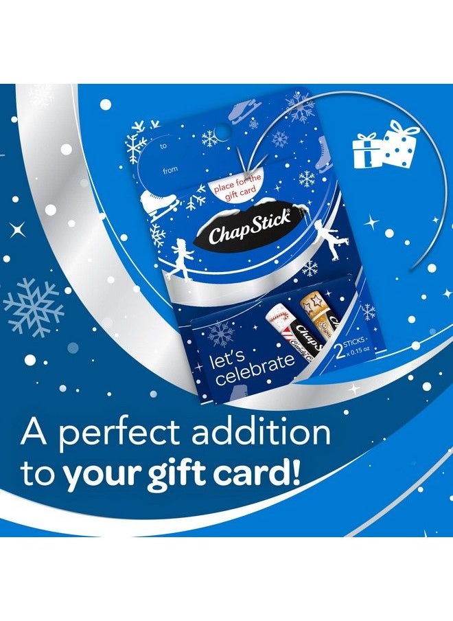 chapstick Let’S Celebrate Holiday Lip Balm Gift Card Holder 0.15 Oz (Pack Of 2)  - Image 3