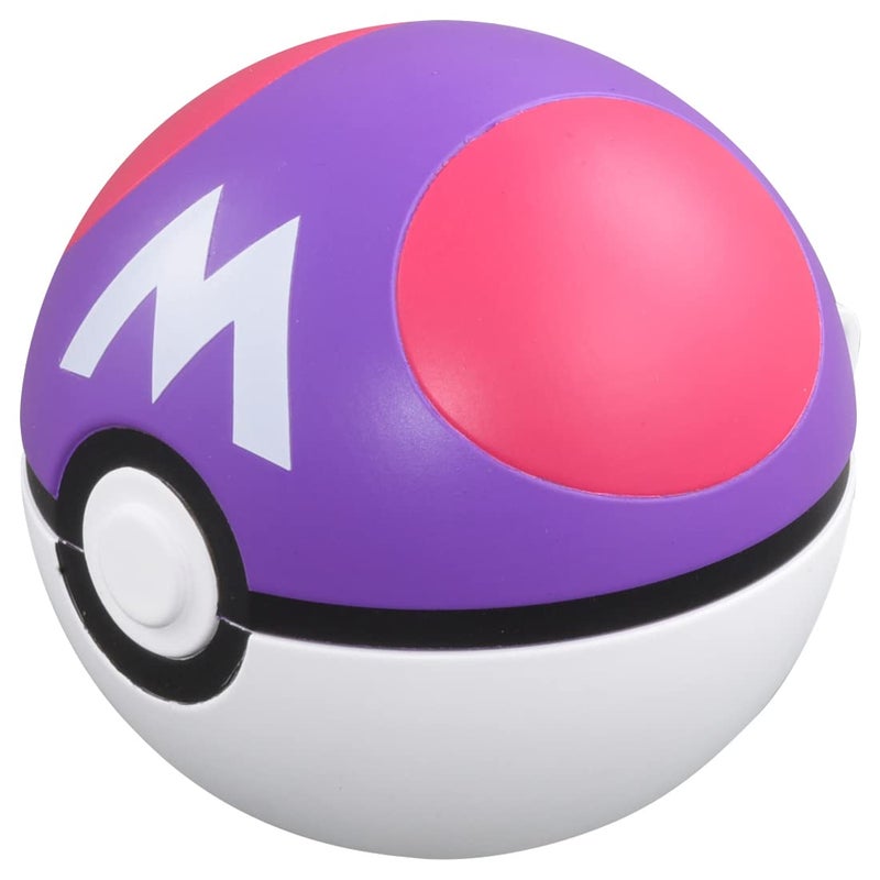TOMY Takara Tomy Pokemon Monster Collection MB-04 Master Ball Pokemon Figure Toy 4 Years and Up, Passed Toy Safety Standards ST Mark Certified - Image 1