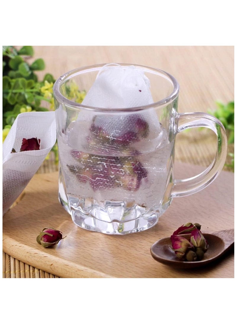 Disposable Drawstring Tea Filter Bags Non-woven Fabric Pouches Seal Mesh Bags Coffee Sachet Bags for Loose Leaf Tea, Coffee, Herb, Spice - Image 4