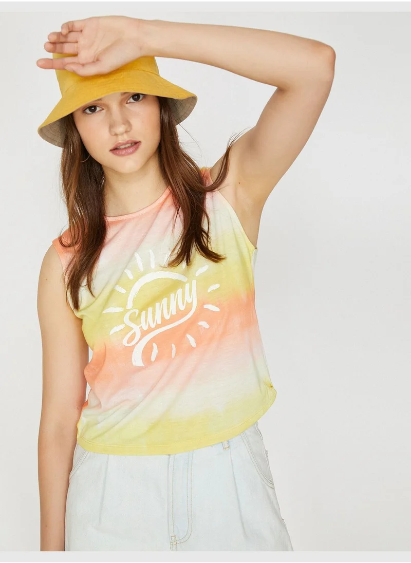 كوتون Printed Tank Top