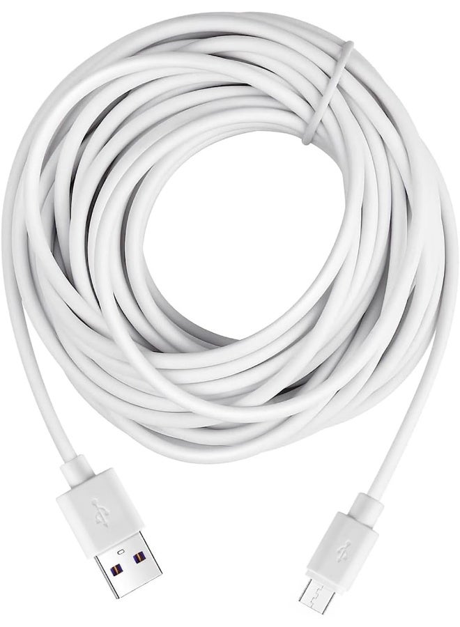 SMAYS Charger Cord Replacement for Motorola, Owlet, Babysense, Infant Optics DXR-8 Baby Monitor, Micro USB Power Cable 13ft 2-Pack - Image 5