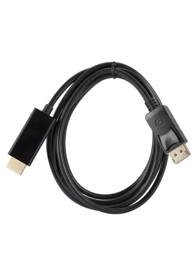 Dp To HDMI-compatible Cable 1.8m 1080 HD Adapter Cable Computer Monitor Cable Converts Large Dp To Hdmi For PC Laptop Projector - Image 2