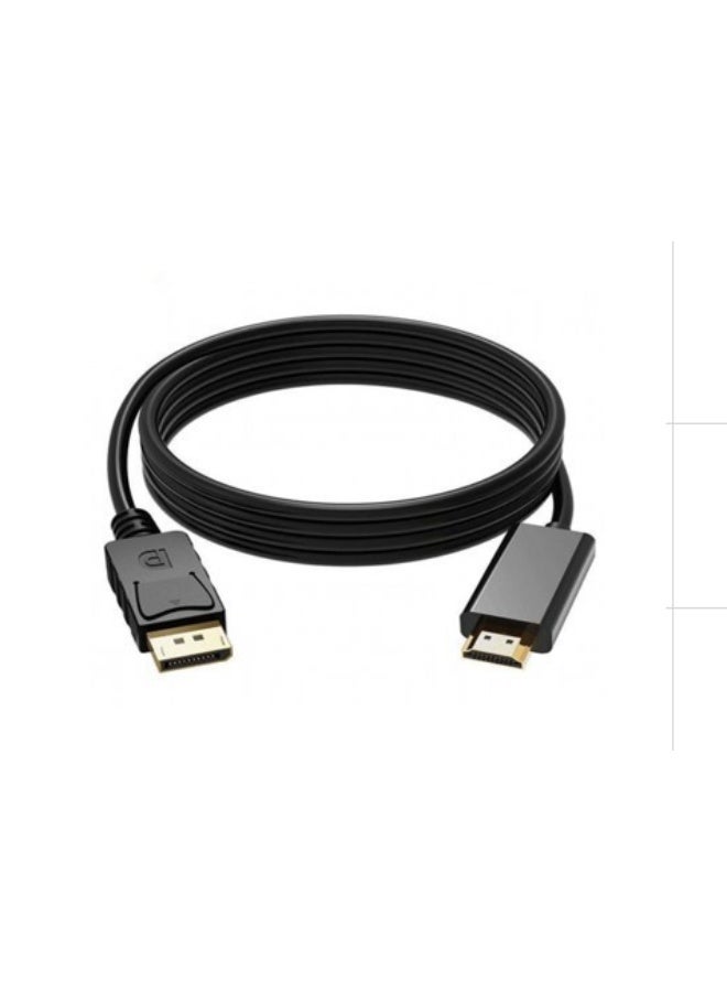 Dp To HDMI-compatible Cable 1.8m 1080 HD Adapter Cable Computer Monitor Cable Converts Large Dp To Hdmi For PC Laptop Projector - Image 1